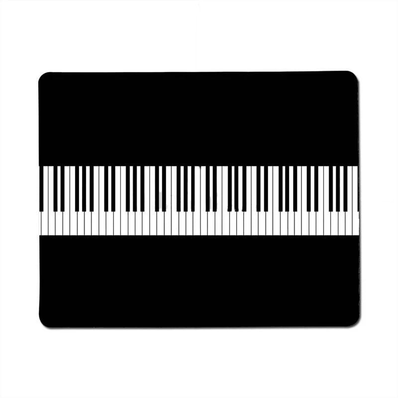 tapis souris caoutchouc notes musicales piano noir blanc durable minimaliste moderne