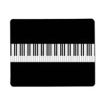 tapis souris caoutchouc notes musicales piano noir blanc durable minimaliste moderne