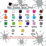 Sticker PVC arbre maison couleur bleu pour chambre