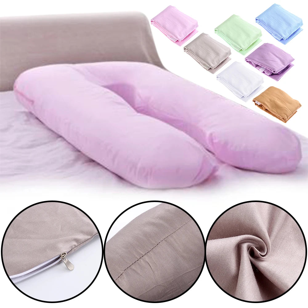 taie d'oreiller forme coton violet gris vert bleu beige blanc maternité