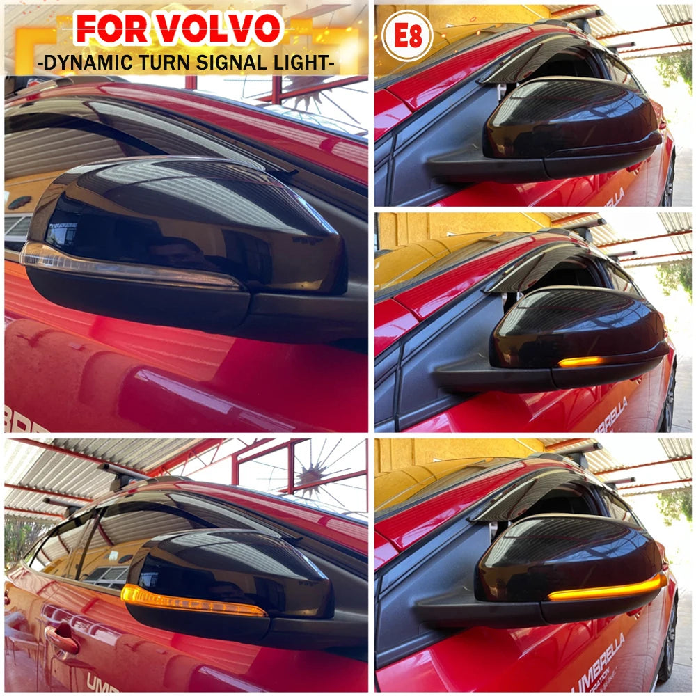 feux clignotants dynamiques volvo v40 v60 s60 jaune bleu led 12v 2011 2018