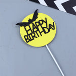 décoration gâteau thème batman captain america chauves souris ville super héros anniversaire enfant festivité