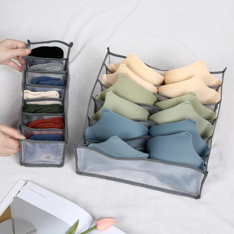 Boîte rangement sous-vêtements dans un tiroir organisé