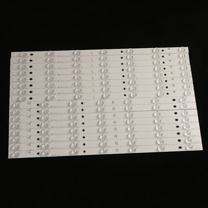 plaque led transparente blanche moderne connecteurs fixations téléviseur blanc