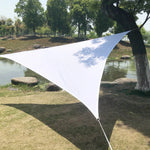 voile d'ombre blanc oxford enduit pu moderne imperméable annaux métalliques