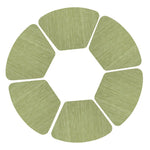 serviettes table vert clair texture bambou moderne respectueux environnement 45x30cm