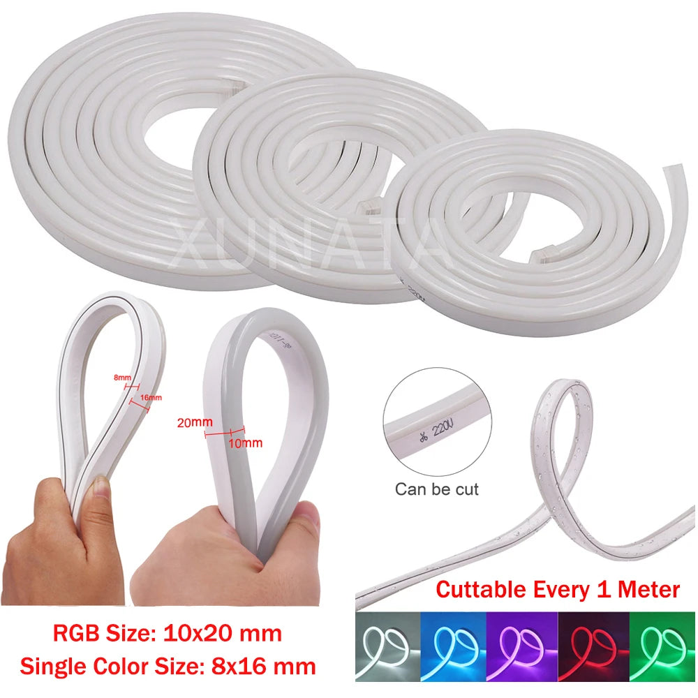 Bande LED néon étanche pour extérieur