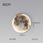 lampe murale lune forme moderne relief blanc noir minimaliste adhésif led chambre étudeentrée