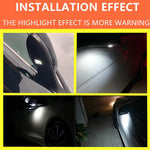 lampe led noir moderne clips connecteur électrique volvo jaguar miroir puddle lights 2400 lumens