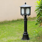 lampe jardin extérieure noire classique grille ajourée ip65 led étanche industrielle