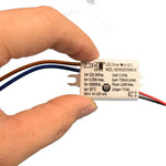transformateur led alimentation 700mA 9V blanc câbles certification rohs tue flickfree électronique