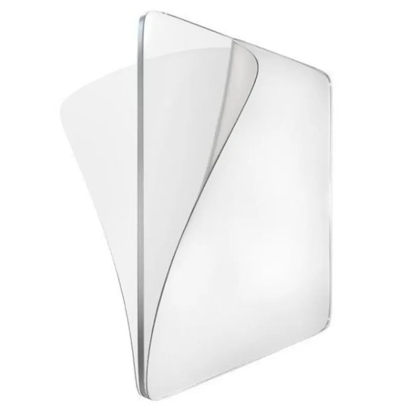 protection luminaire adhésive transparente moderne sans trace auto collante 6x6cm