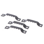 clips fixation métal dents scie noir 100 pièces 200 pièces