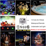 lampe led sousmarine transparente moderne étanche 13couleurs aquarium vase piscine événements