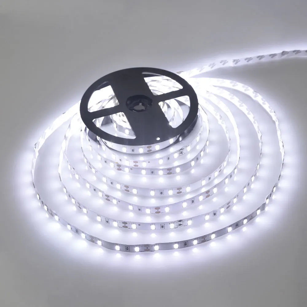 ruban led smd 12v blanc noir flexible décoration intérieur cuisine salon maison lumière moderne