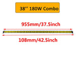 barre lumineuse led jaune moderne 13 20 32 38 inch ip67 vis protection