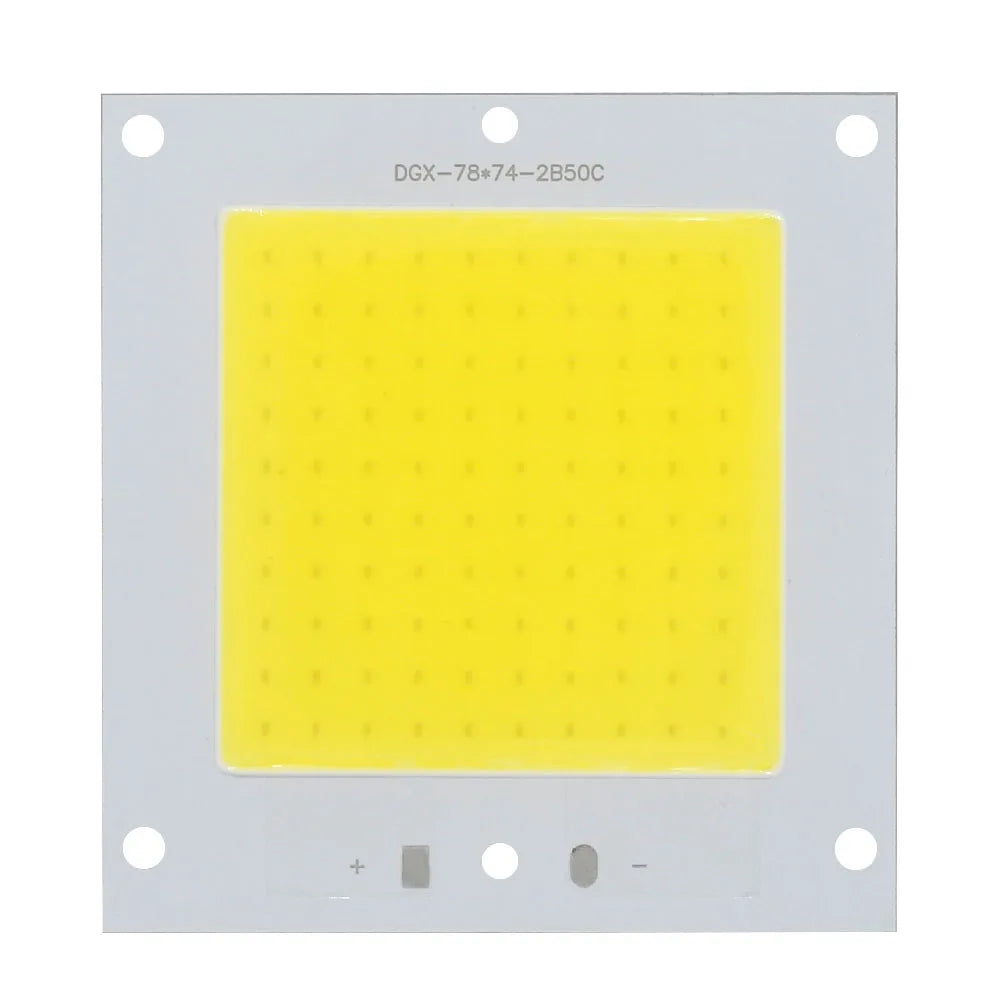 projecteur led cob 50w blanc froid lumiere industrielle haute puissance 78x74mm