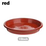 assiettes plante plastique rouge noir blanc modernes 10 pouces