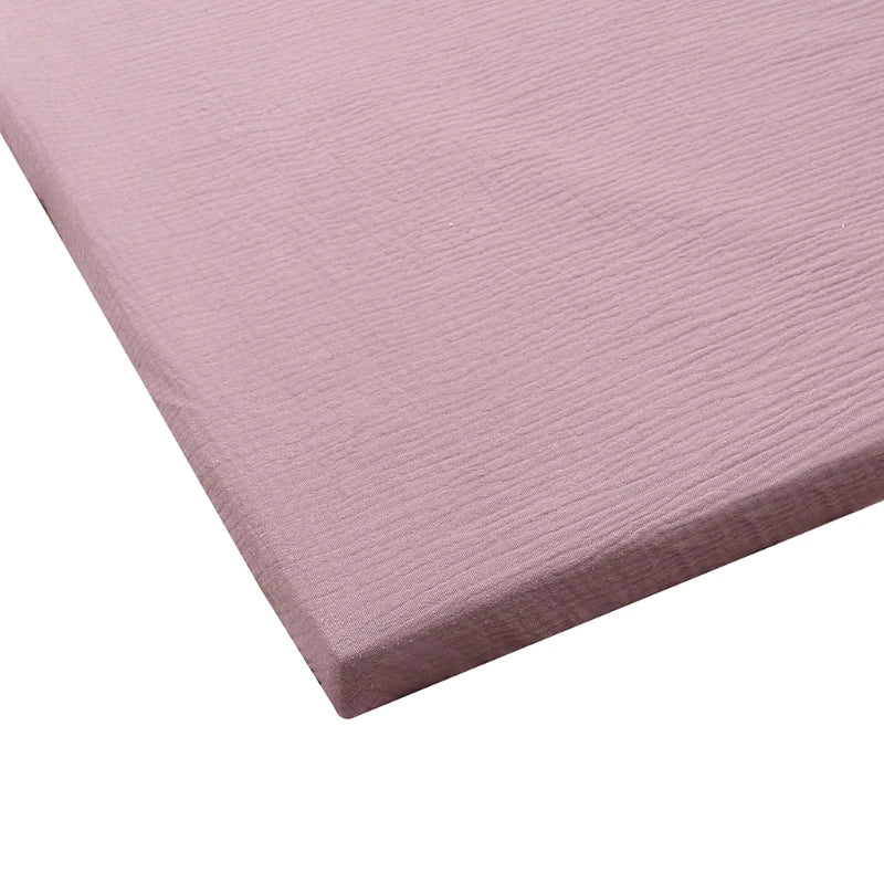 drap housse berceau coton rose bleu marine rayures horizontales simple doux maternité