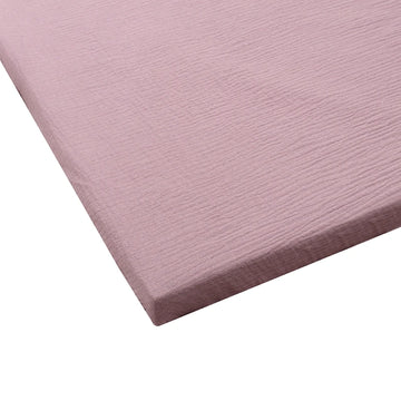 drap housse berceau coton rose bleu marine rayures horizontales simple doux maternité