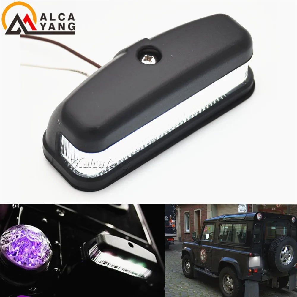 lampe voiture led noir 12v 2400lm câble modernes land rover s2 s3 defender