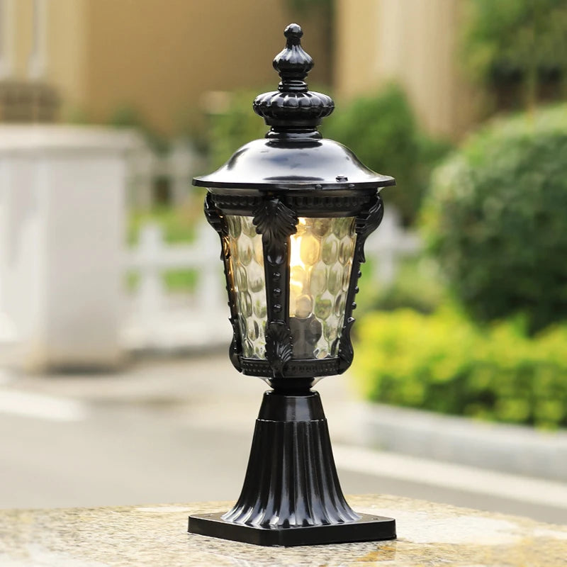 lampe sol classique transparente noir doré ornée éclairage cuisine industrielle fixée mur led 220v