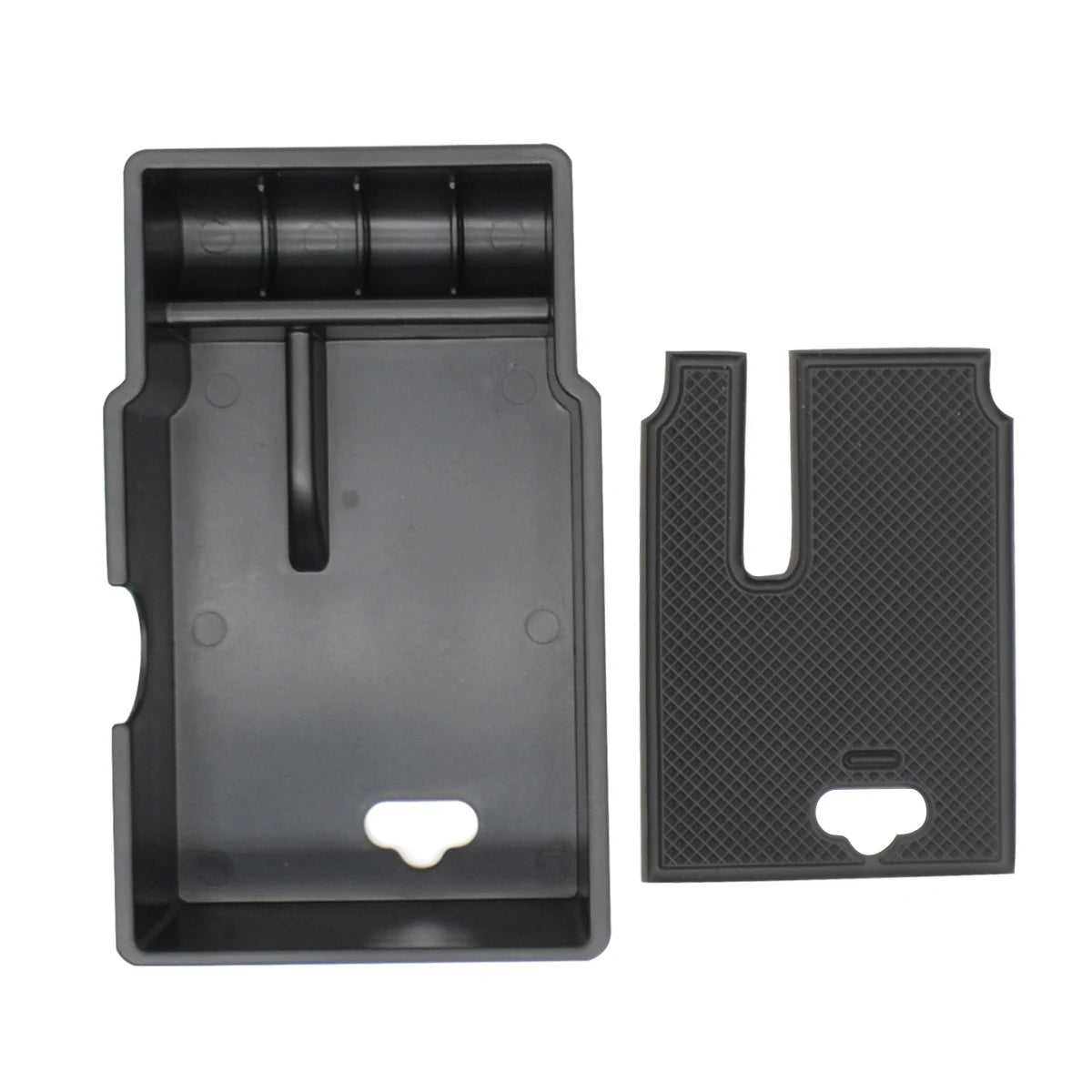 organisateur console centrale noir boite rangement accoudoir plastique abs compartments insert utilitaire.functional