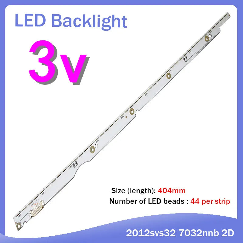 bande led 44 lumières 3v blanc rétroéclairage télévision réparation nouvelle moderne