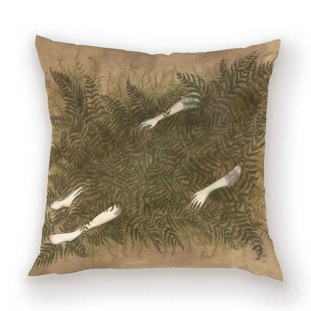 taies d'oreiller carrées fleur vintage polyester blanc décoratives