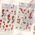 fleurs séchées décoratives naturelles adhésives transparentes variées sacs enfants papeterie mignonne