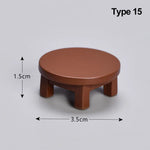 fauteuil tabouret table lit canapé commode miniature mobilier maison poupées accessoire jouets plastique