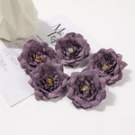 fleurs artificielles roses pivoines soie decoration maison romantique violet blancintérieur mariage