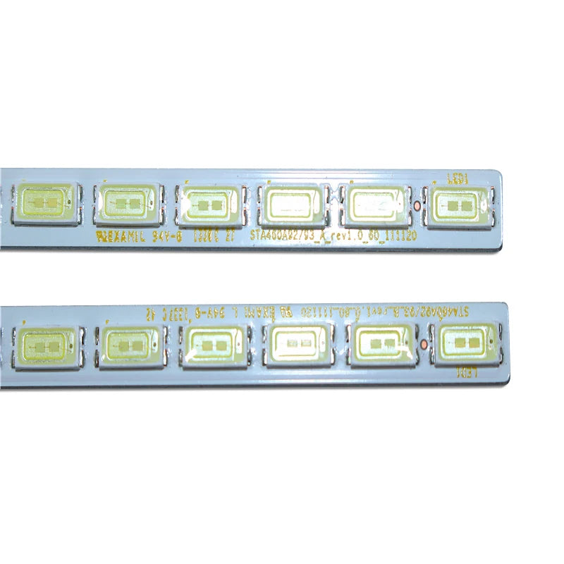 ruban led blanc 60 led 510mm clips connecteurs électriques moderne longévité 10000 heures
