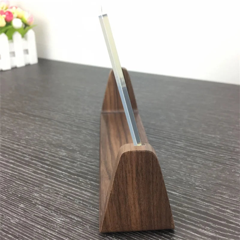 cadre moderne transparent bois clair rectangle 10x15cm 13x18cm 15x20cm 20x25cm A4 21x30cm walnut beech