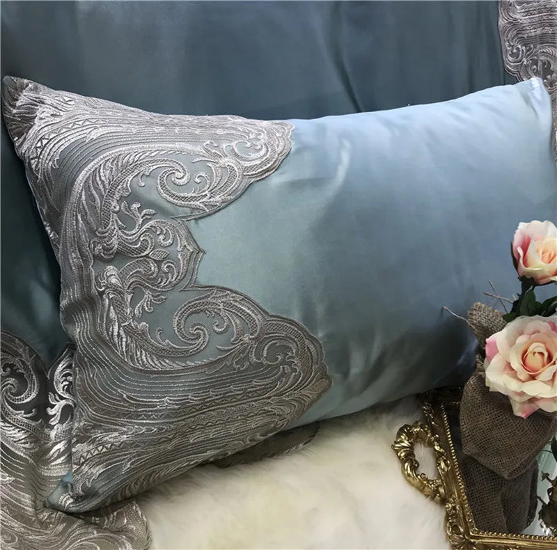 Ensemble literie 4 pièces coton Tencel
