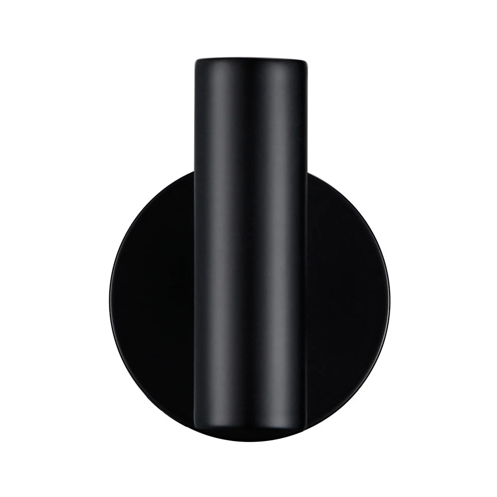 porte serviettes mural noir mat moderne acier inoxydable salle bain cuisine