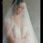 voile mariée blanc pailleté translucide classique peigne femme adultère bridal accessory bridal gown complement