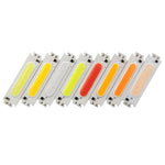 lampe led moderne 60mm blanc jaune orange vert opacité 12v 2w 5500k 7000k