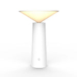 lampe table led rechargeable interrupteur tactile noir blanc moderne minimaliste