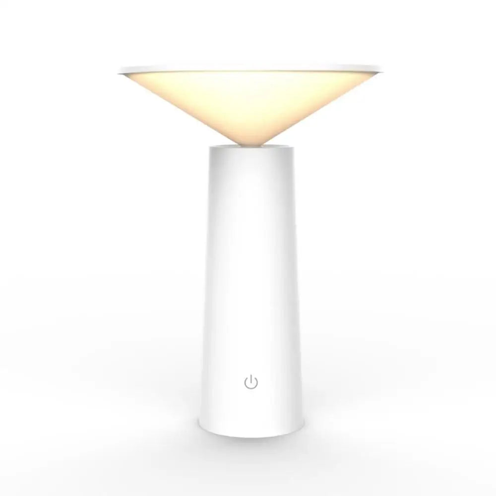lampe table led rechargeable interrupteur tactile noir blanc moderne minimaliste