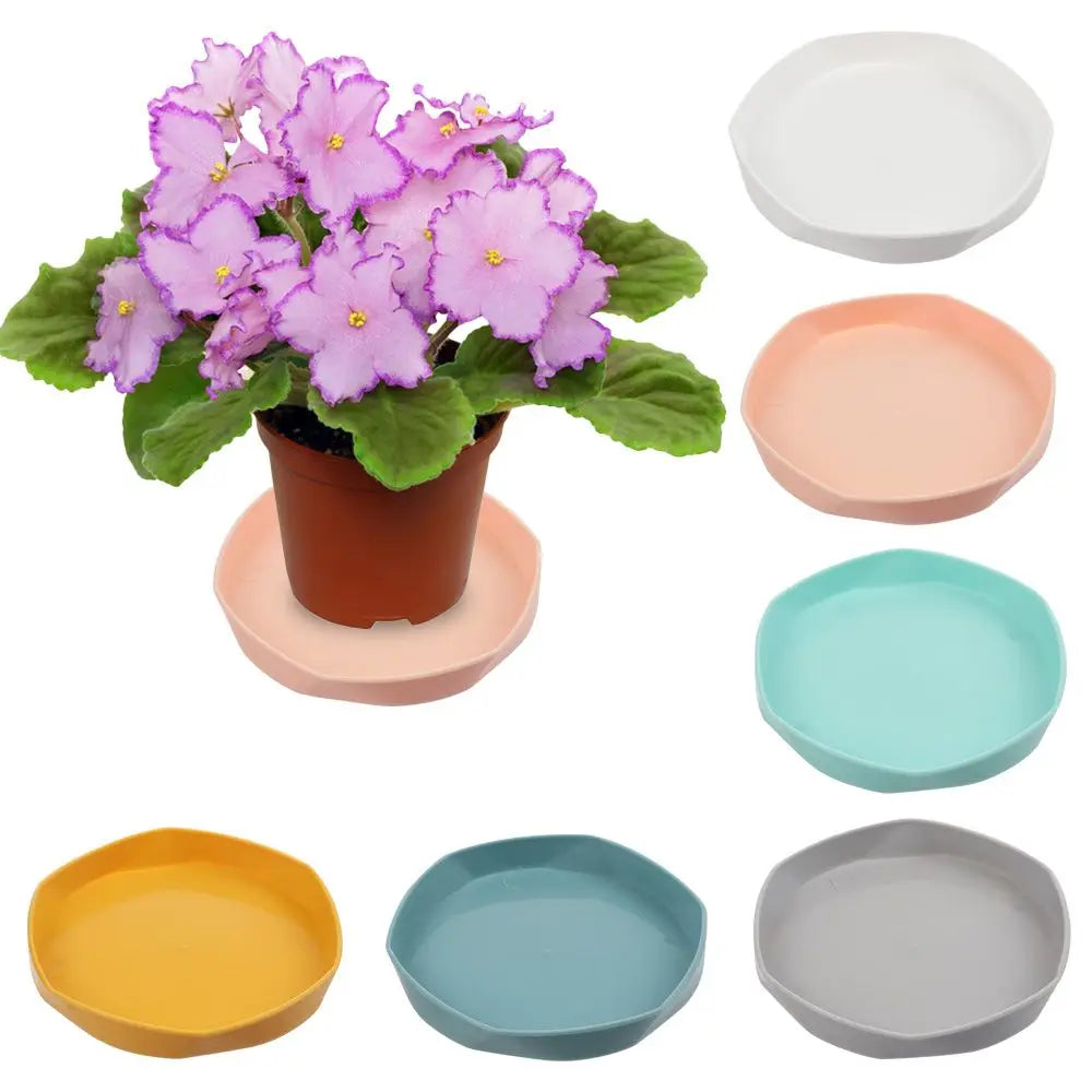 assiettes modernes plastique durable sauciers plante plateaux d'égouttement pots fleurs trépieds jardin intérieur extérieur