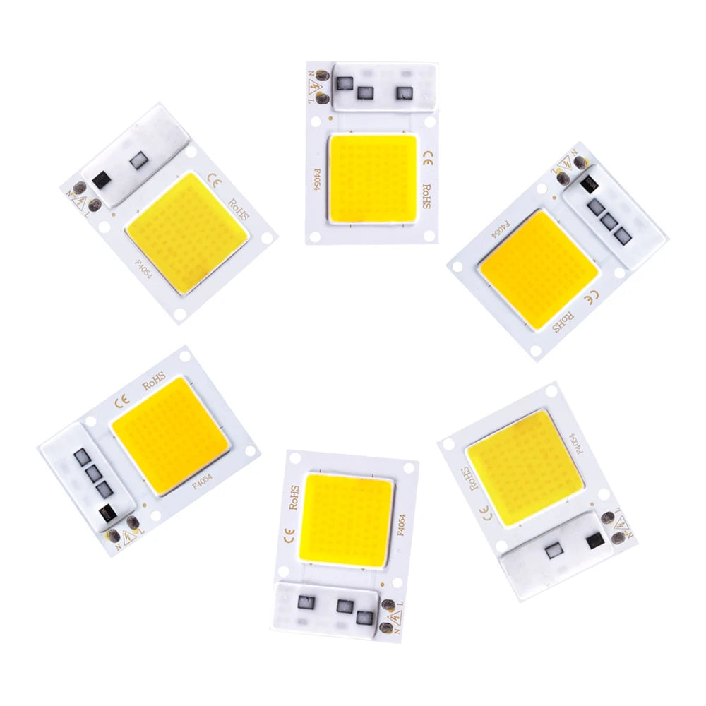 projecteur led 20w 30w blanc chaud facile diy chip cob mat moderne