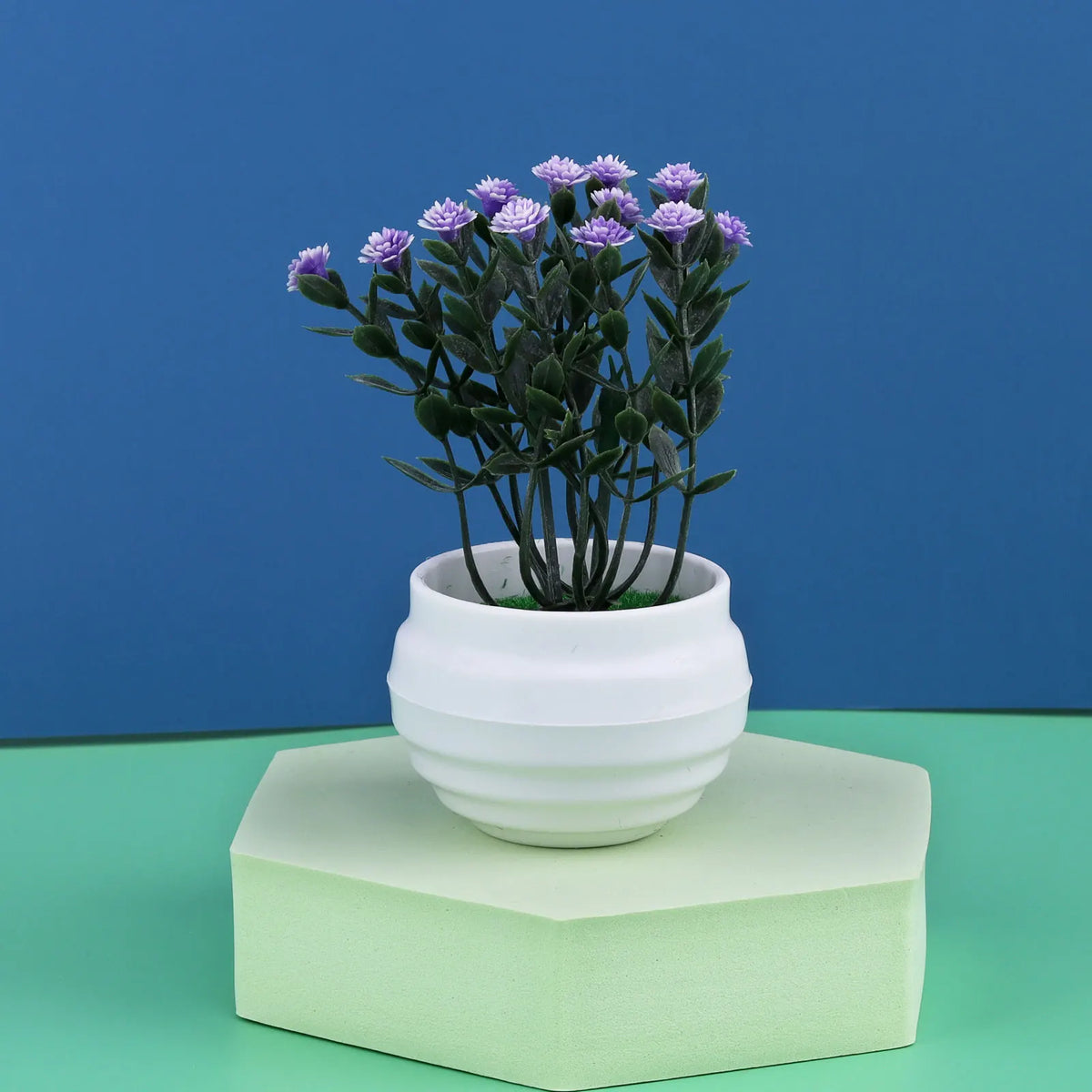 petite plante artificielle aloes pot blanc décoration moderne fleurs fausses vertes