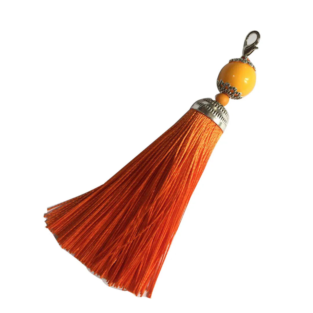 lot pompons rideaux clips décoration textile maison chic rouge