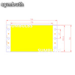 panneau led rouge jaune blanc moderne 12v 16w 94x50mm 20000h