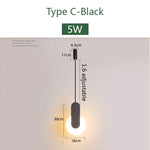 Lampes suspendues minimalistes modernes salon chambre blanc noir 249 2000 lumens