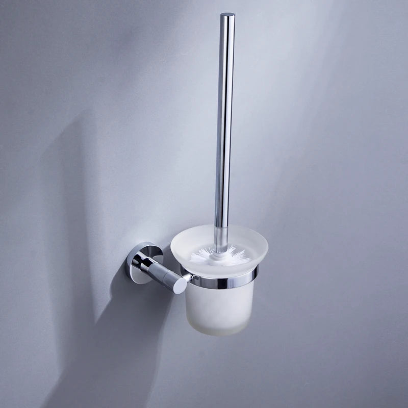 accessoires salle bain chrome moderne étagère serviettes porte savon papier toilette crochet mur toiles