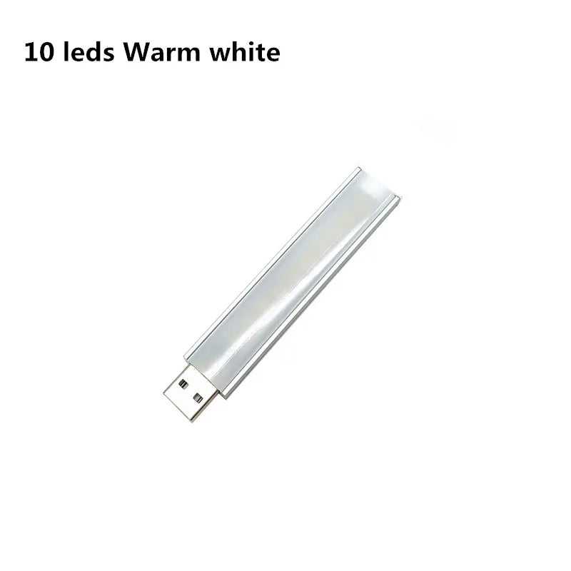 lampe led rechargeable 10 leds blanc moderne flexo usb portable camping