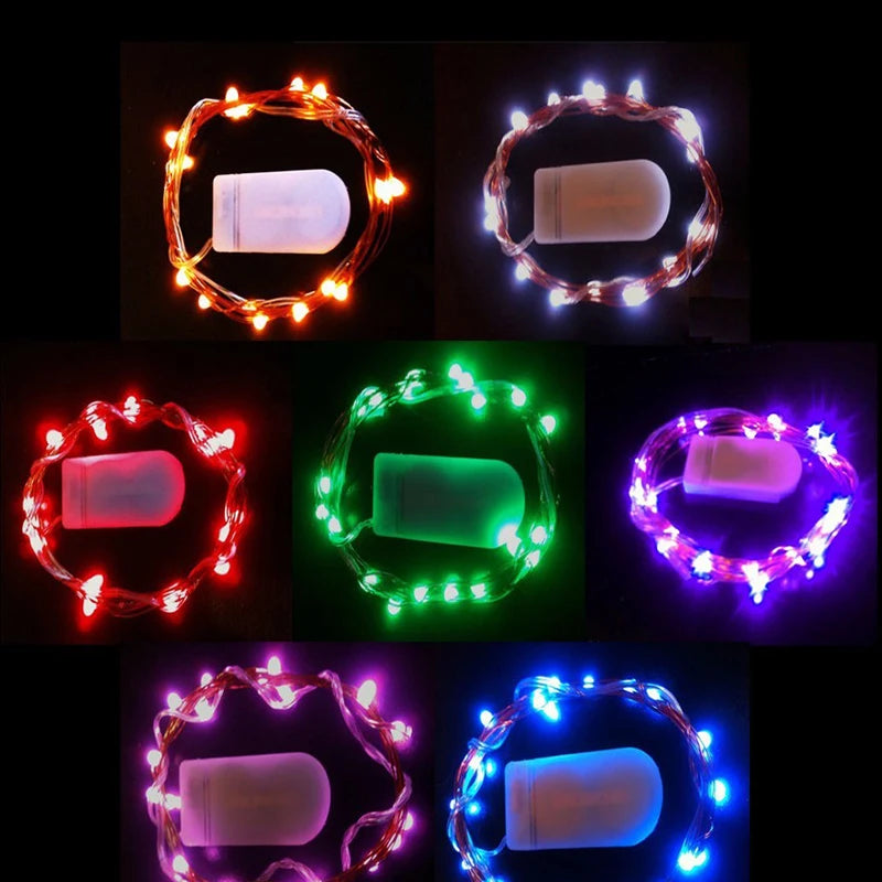 guirlande lumineuse multicolore led adhésive moderne noël vacances 40 leds 4m