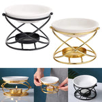 diffuseur huiles essentielles moderne céramique bougie parfumée tringle métal doré minimaliste salon décoration chambre